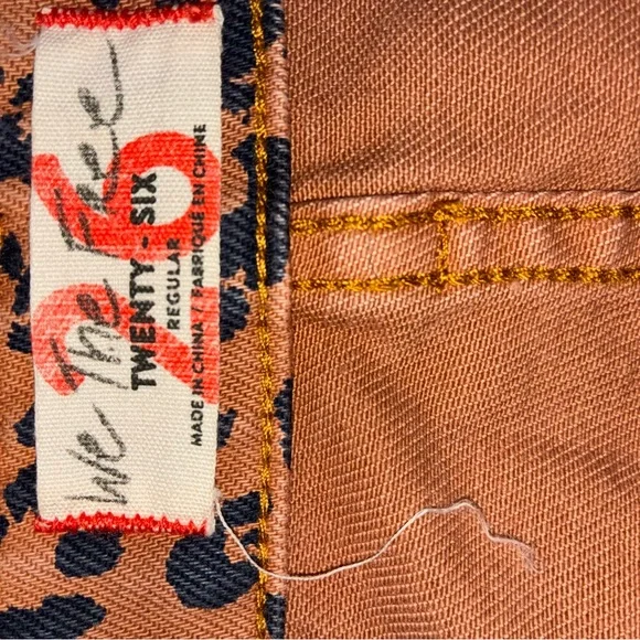 We the Free Leopard Print Denim Mini Skirt - Picture 4 of 4